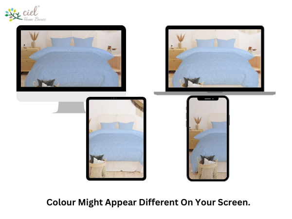 100% Cotton Jersey Quilt (Soft T-Shirt Fabric) - AC Comforter/Quilt for Winter/Razai