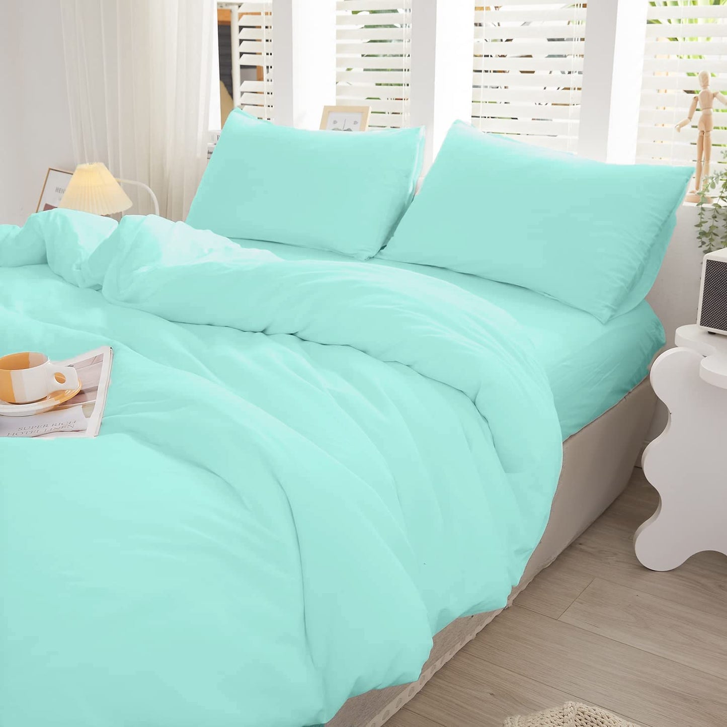 100% Cotton Duvet Cover / Comforter / Quilt / Blanket / Razai Cover with Zipper