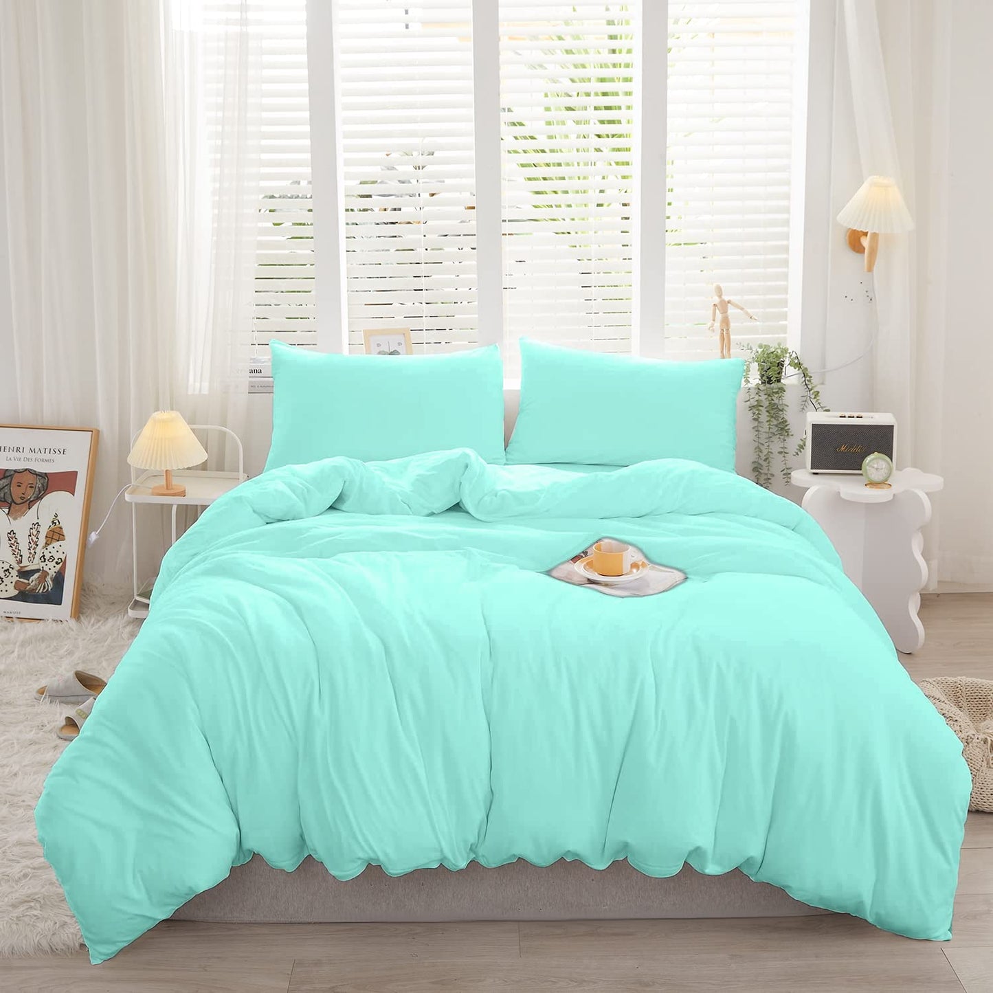 100% Cotton Duvet Cover / Comforter / Quilt / Blanket / Razai Cover with Zipper