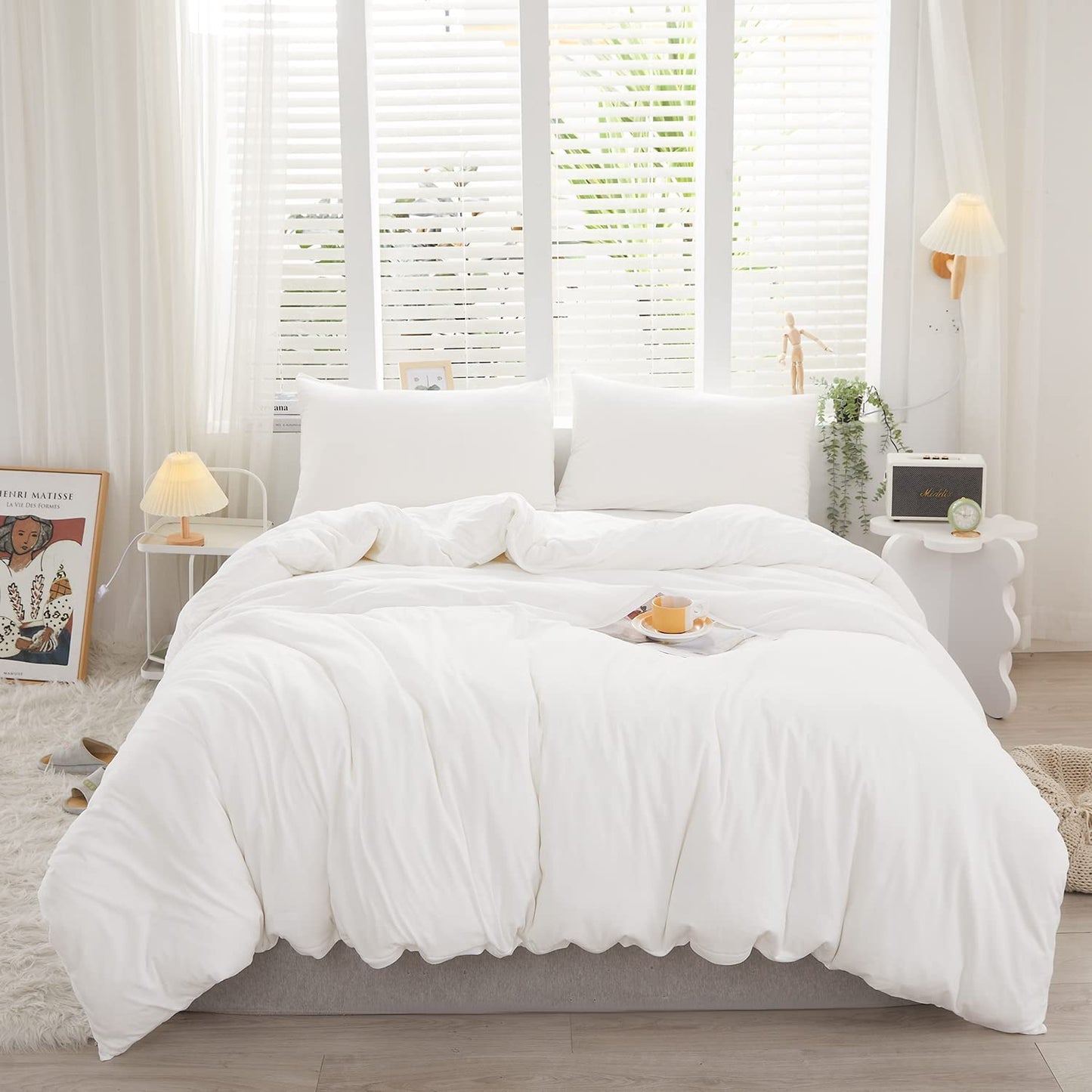 100% Cotton Duvet Cover / Comforter / Quilt / Blanket / Razai Cover with Zipper