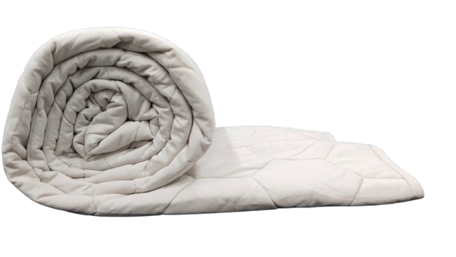 Ciel Home 100% Cotton Jersey (Soft T-Shirt Fabric) - AC Comforter/Quilt for Winter/Razai - (78" X 60" Single, Seafoam Green Solid)