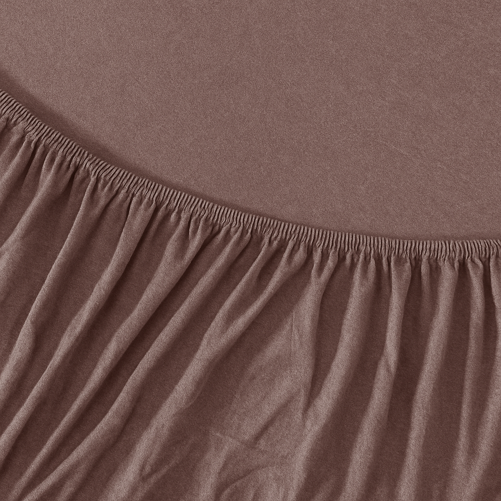 Jersey Cotton Feel Polyester Fitted Bed Sheet