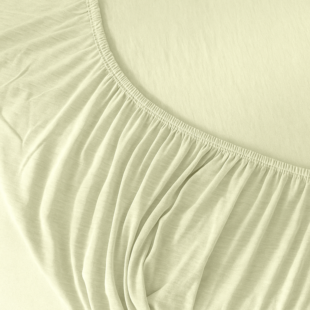 100% Cotton Jersey Knitted Fitted Sheet