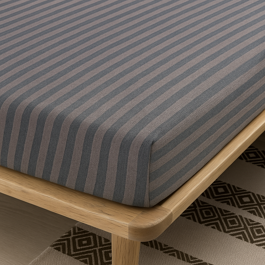 Jersey Cotton Feel Polyester Fitted Bed Sheet