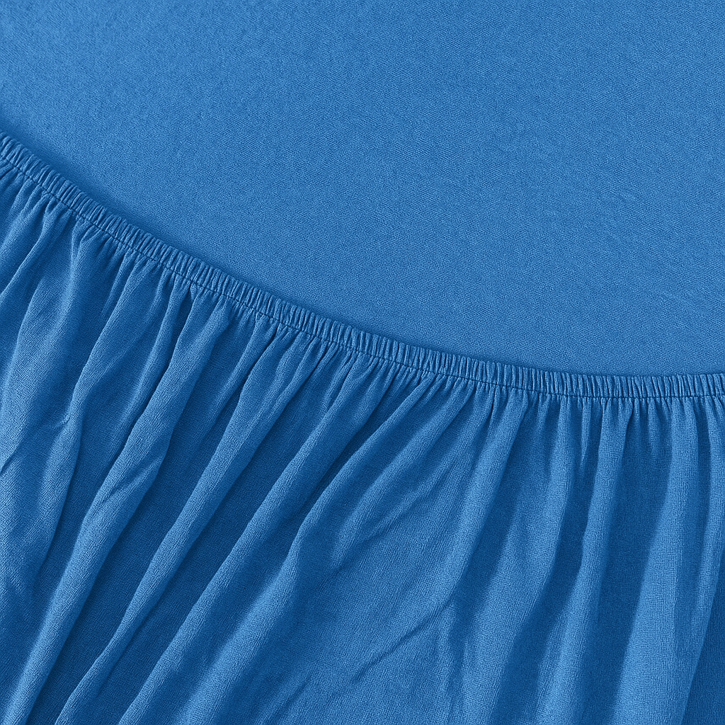 100% Cotton Jersey Knitted Fitted Sheet