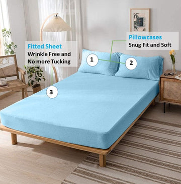Ciel Home Decor: Kyun Plain aur Solid Color Fitted Bedsheets Hain Modern Bedrooms Ki Pehli Pasand?