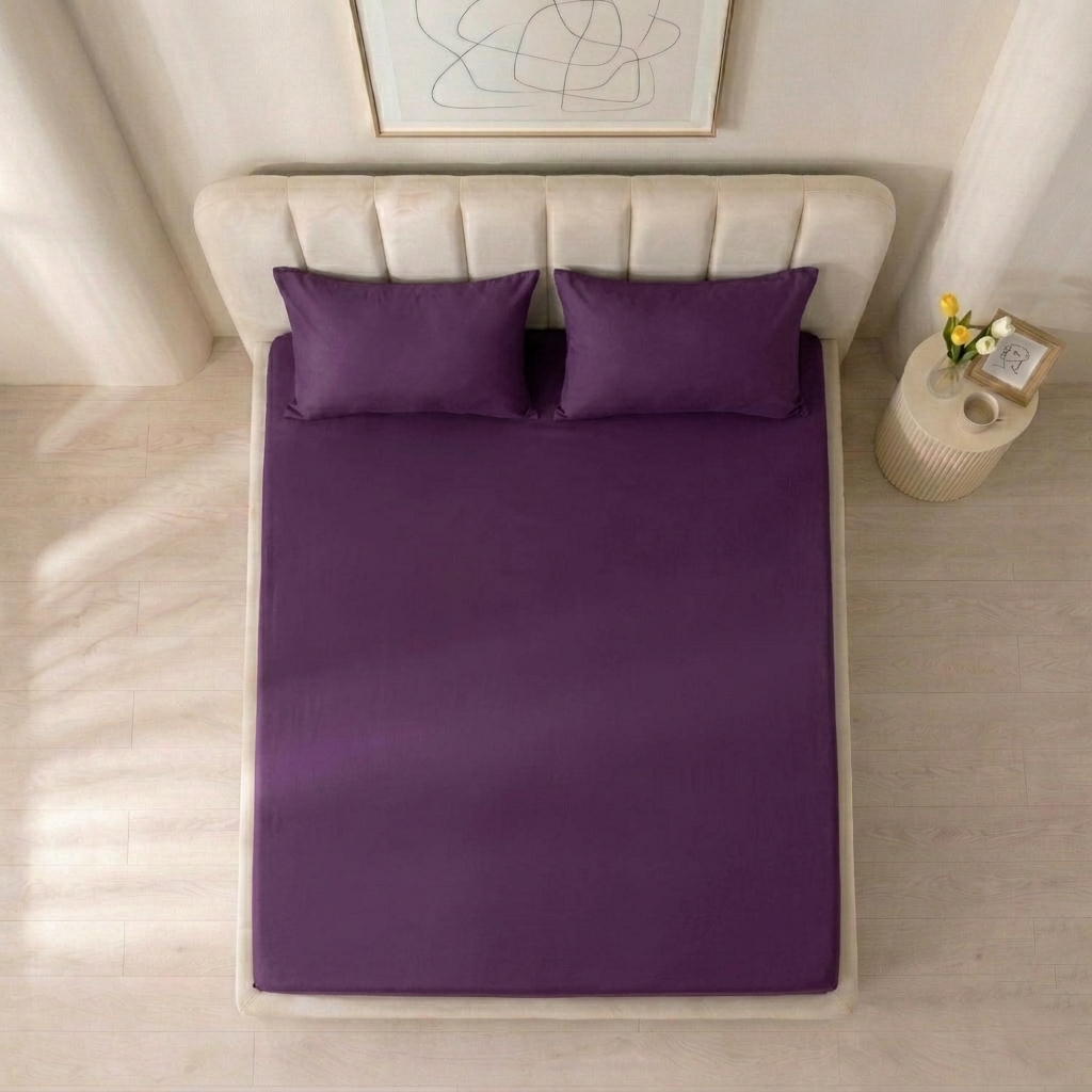 Jersey Cotton Rich Fitted Bed Sheet Set