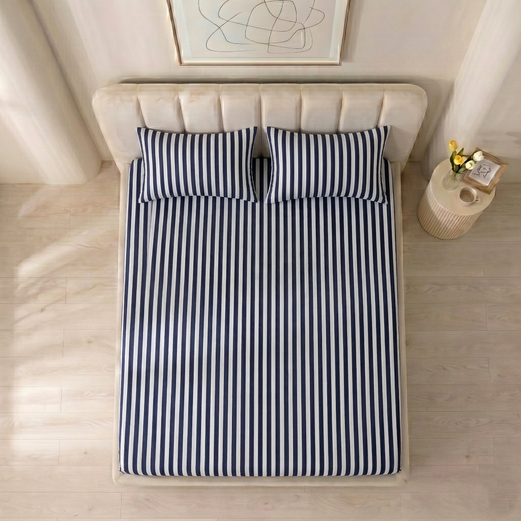 Jersey Cotton Rich Fitted Bed Sheet Set