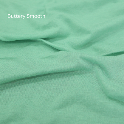 100% Bamboo Cotton Jersey Fitted Sheet