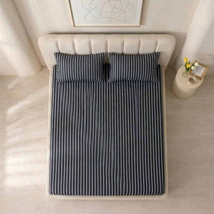 Jersey Cotton Feel Polyester Fitted Bed Sheet