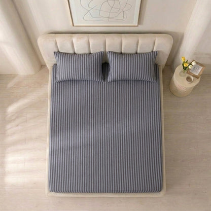 Jersey Cotton Feel Polyester Fitted Bed Sheet