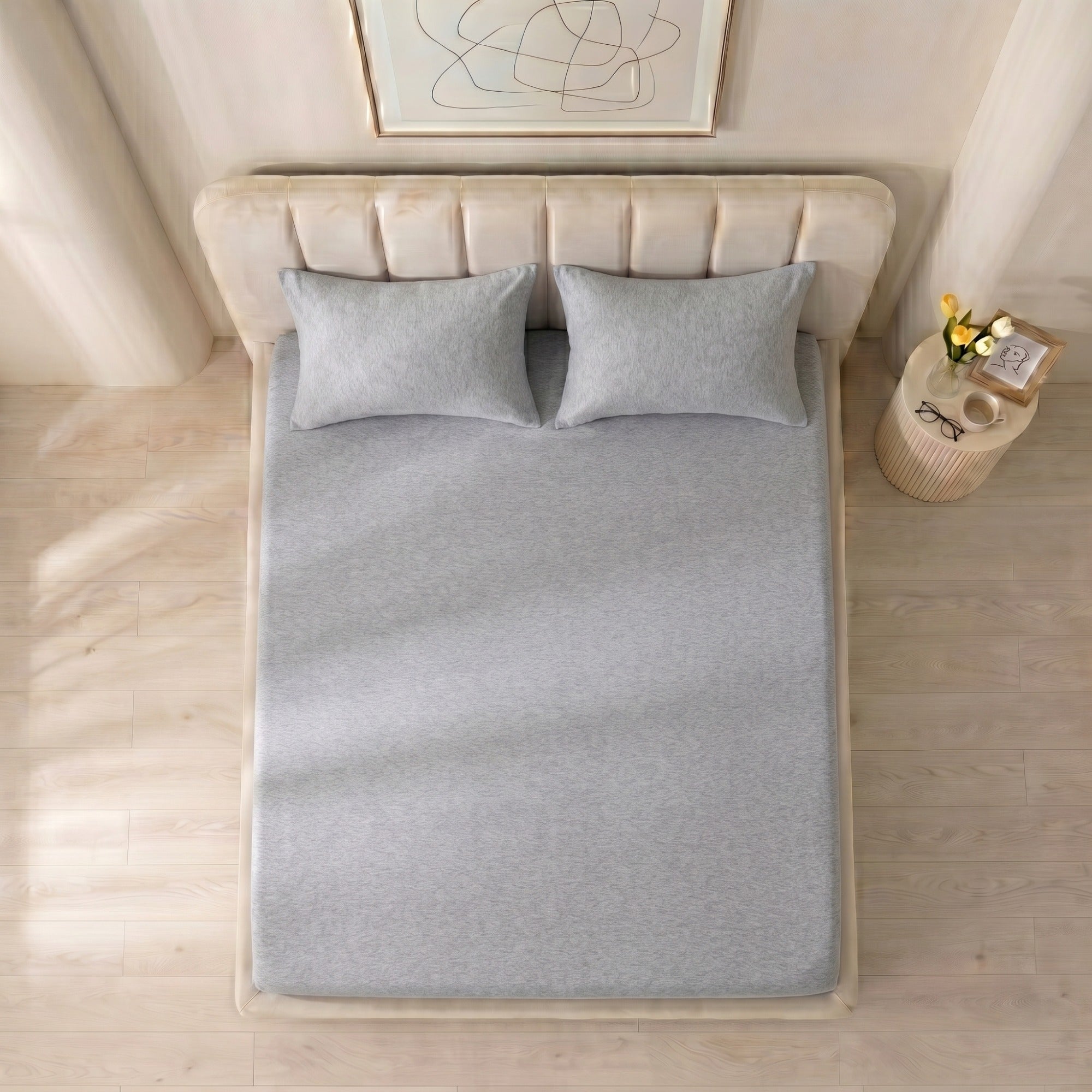Jersey Cotton Rich Fitted Bed Sheet Set