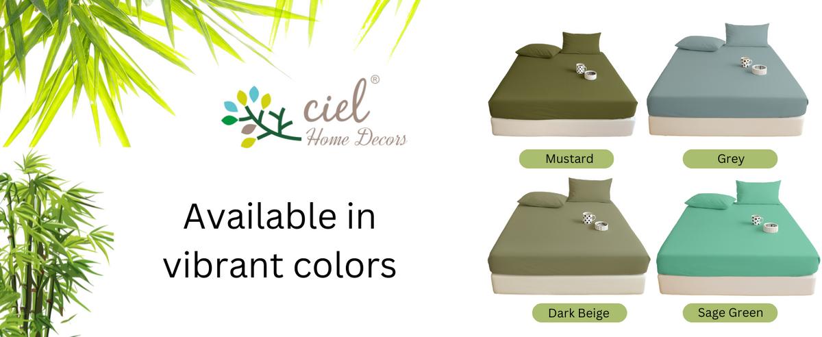 100% Bamboo Cotton Jersey Fitted Sheet