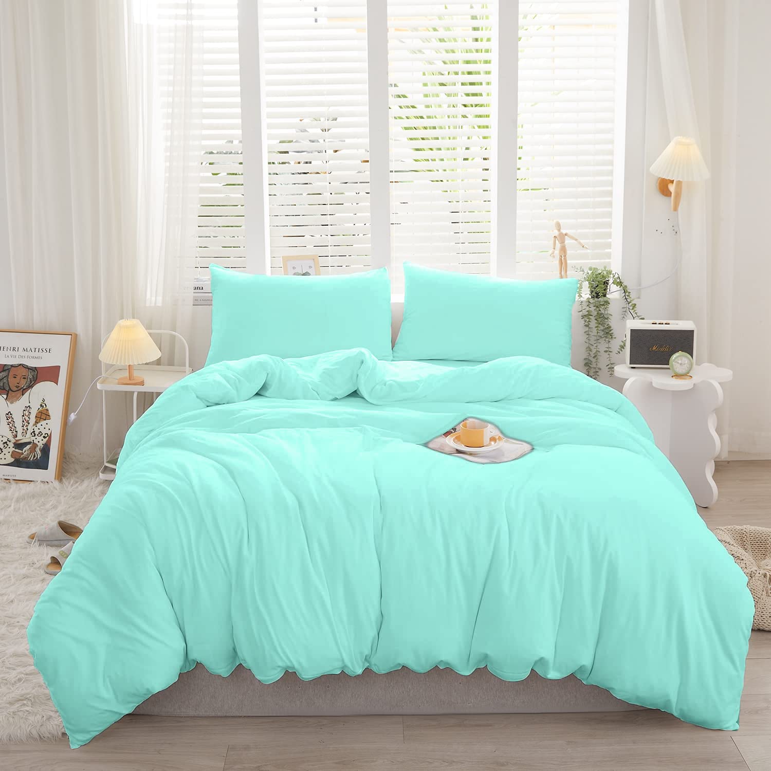 100% Cotton Duvet Cover / Comforter / Quilt / Blanket / Razai Cover with Zipper