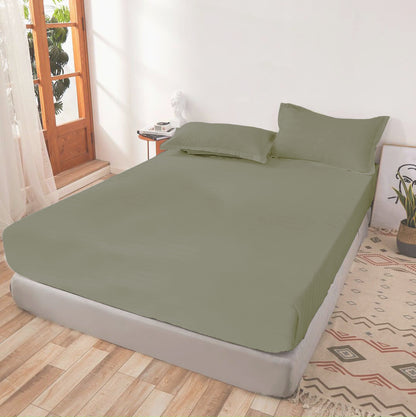 100% Bamboo Cotton Jersey Fitted Sheet