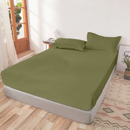 100% Bamboo Cotton Jersey Fitted Sheet