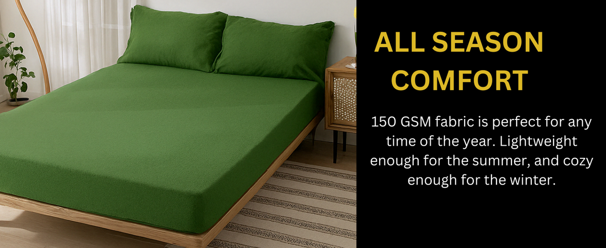 100% Cotton Jersey Knitted Fitted Sheet