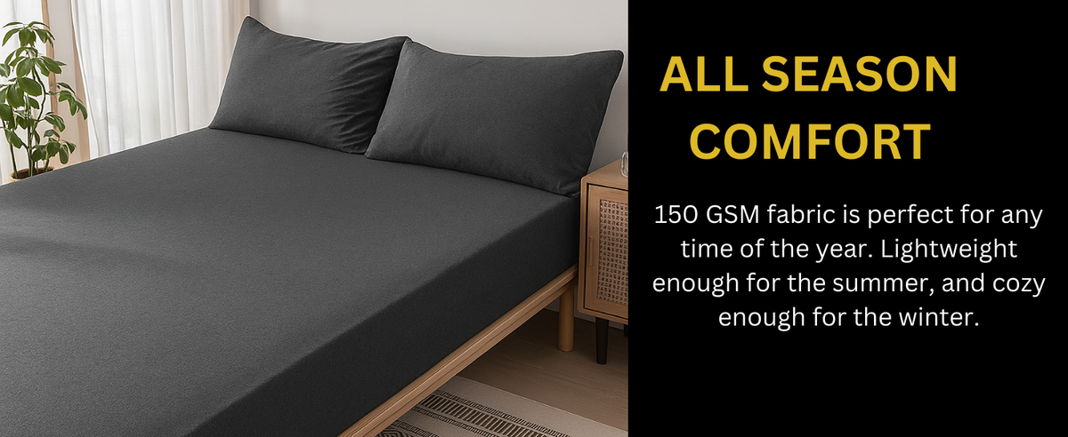100% Cotton Jersey Knitted Fitted Sheet