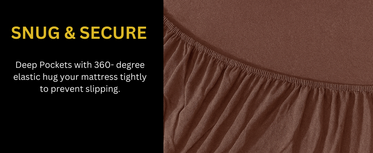 100% Cotton Jersey Knitted Fitted Sheet