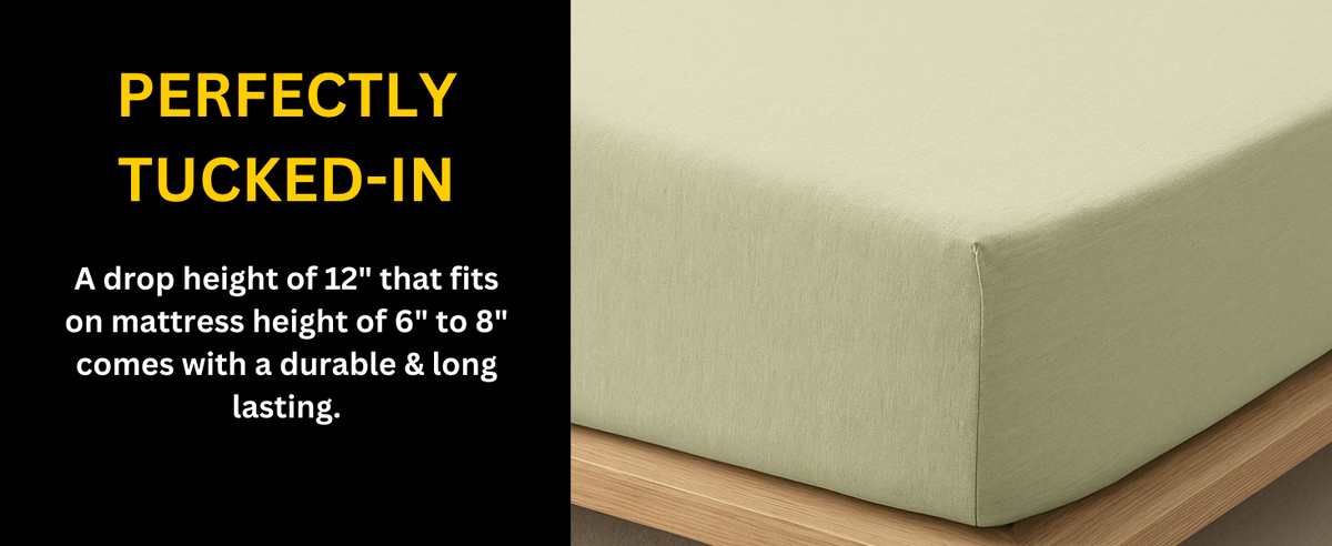 100% Cotton Jersey Knitted Fitted Sheet