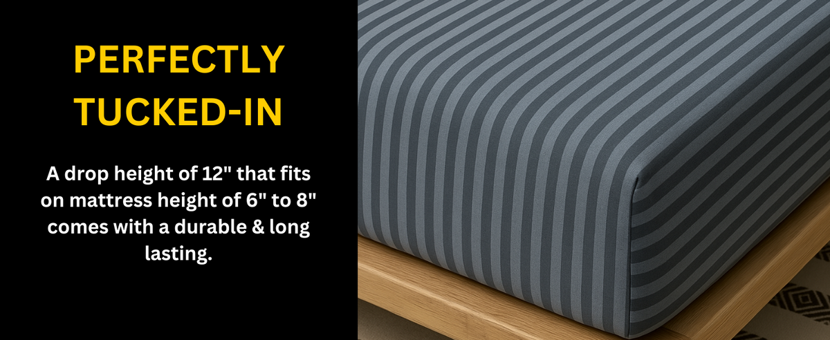 Cotton Rich Jersey Fitted Bed Sheet Set