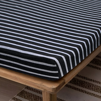 Jersey Cotton Feel Polyester Fitted Bed Sheet