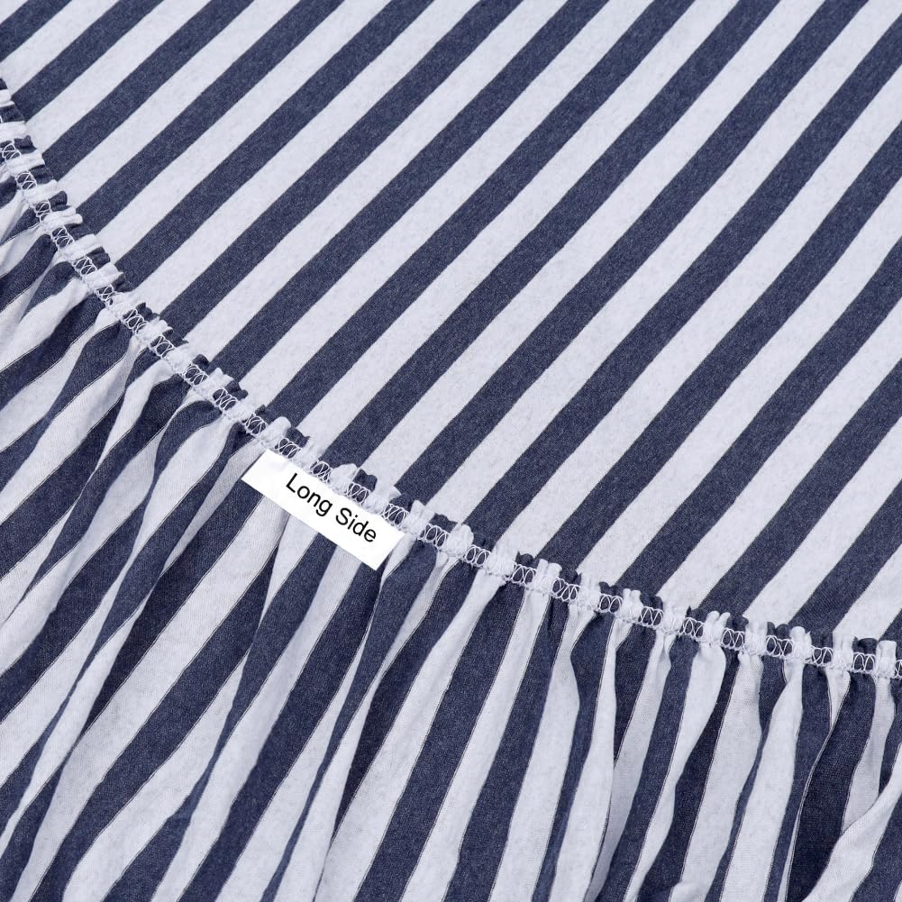 Jersey Cotton Rich Fitted Bed Sheet With 2 Pillow Covers Up to 6" Fits Mattress