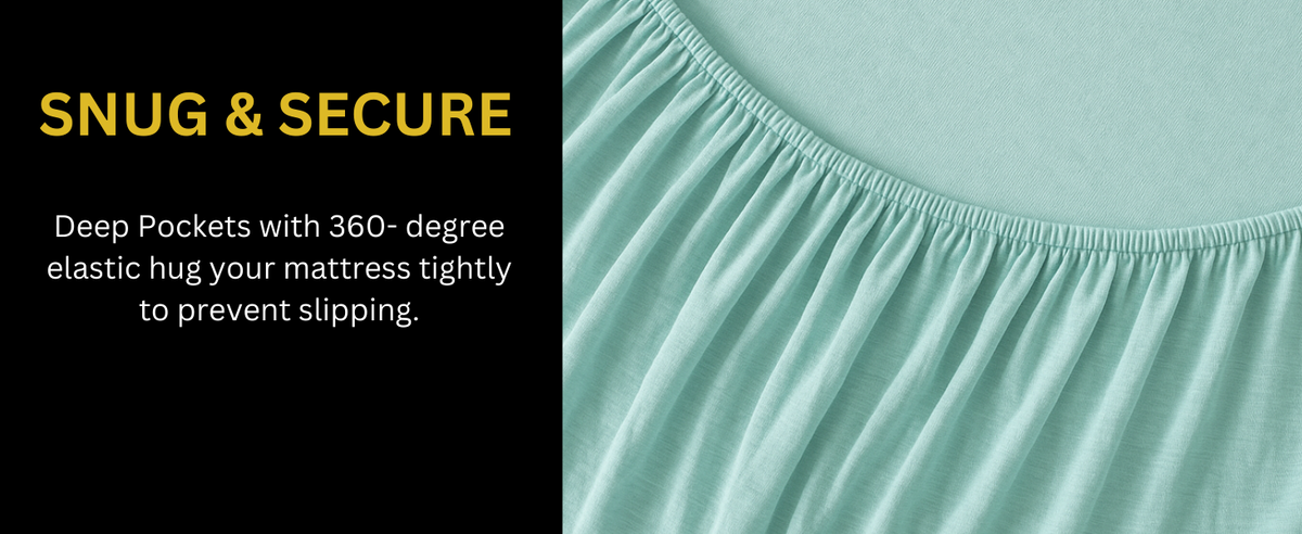 100% Cotton Jersey Knitted Fitted Sheet