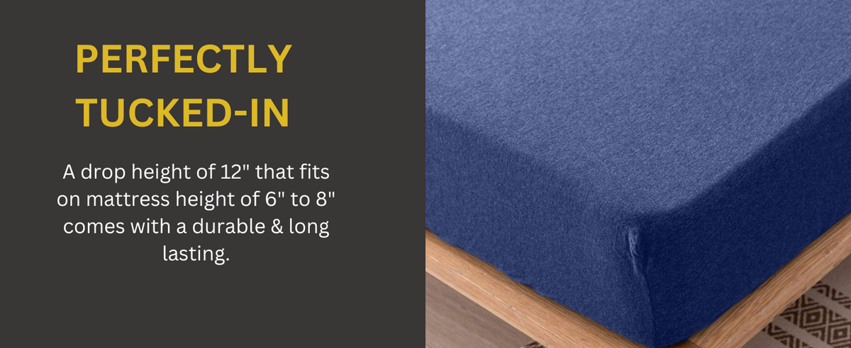 Jersey Cotton Rich Fitted Bed Sheet