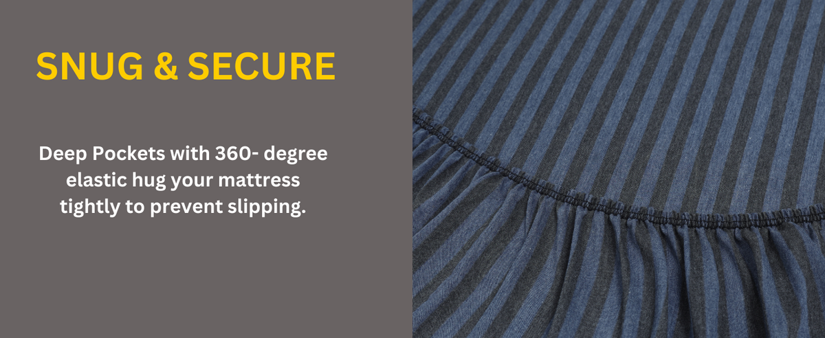 Jersey Cotton Feel Polyester Fitted Bed Sheet