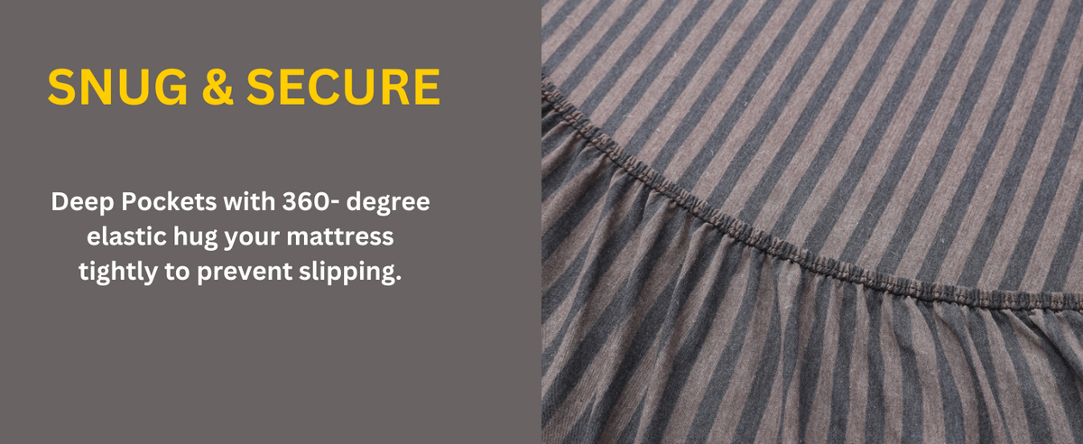 Jersey Cotton Feel Polyester Fitted Bed Sheet