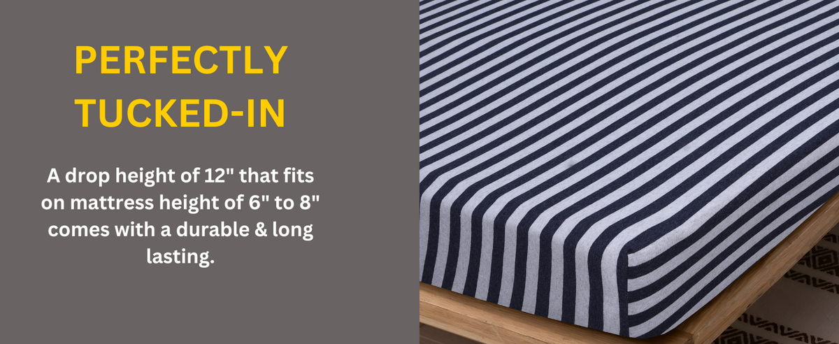 Jersey Cotton Rich Fitted Bed Sheet