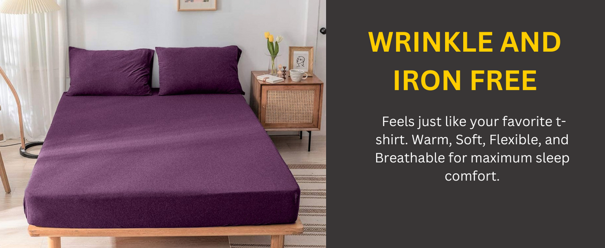 Jersey Cotton Rich Fitted Bed Sheet