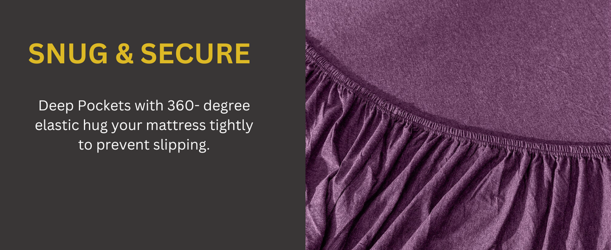 Jersey Cotton Rich Fitted Bed Sheet