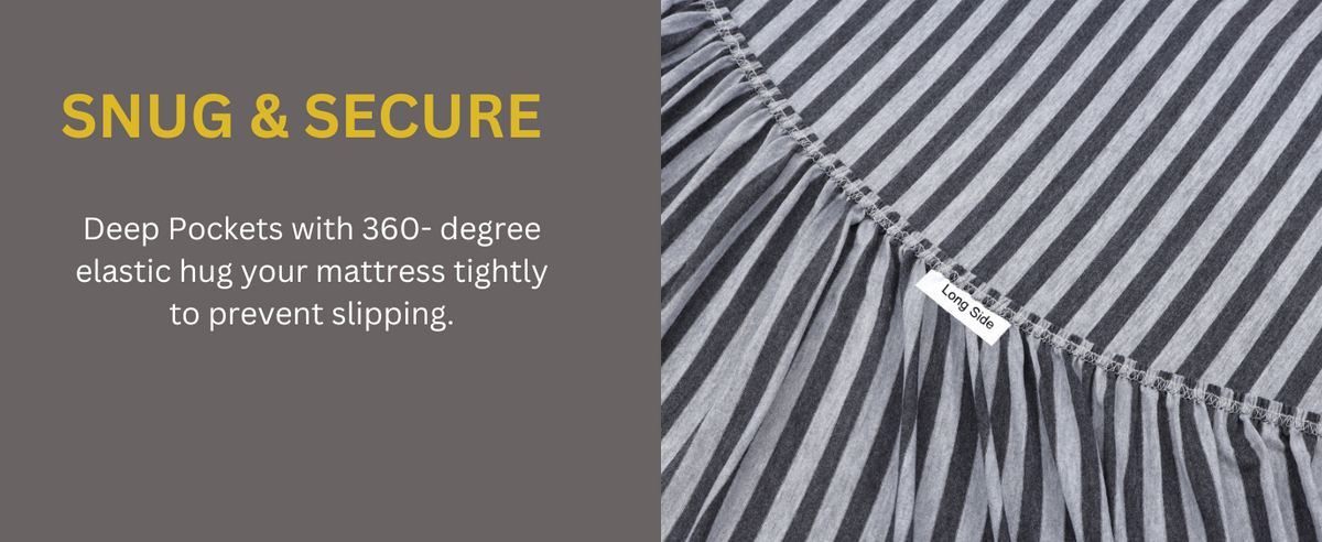 Jersey Cotton Feel Polyester Fitted Bed Sheet