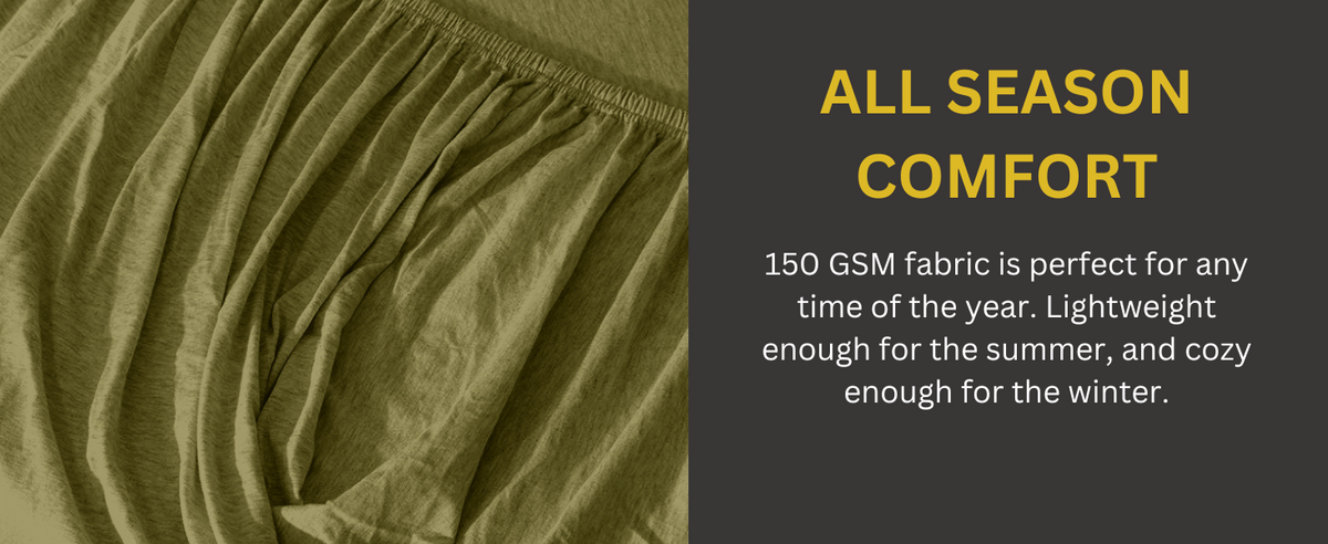 Jersey Cotton Feel Polyester Fitted Bed Sheet