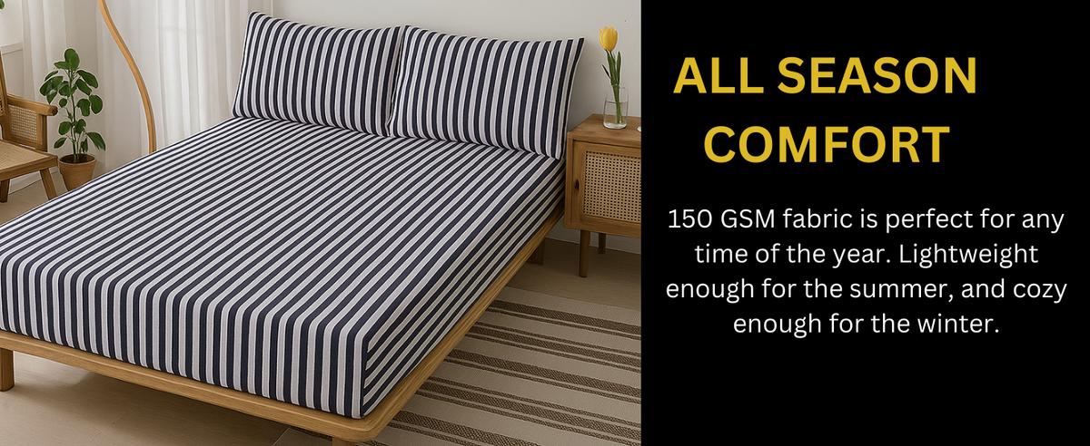 Jersey Cotton Rich Fitted Bed Sheet Set