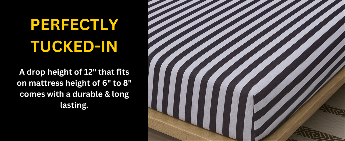 Jersey Cotton Rich Fitted Bed Sheet Set