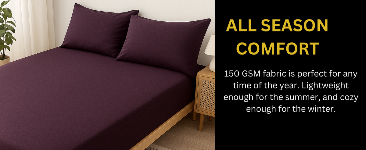 Jersey Cotton Rich Fitted Bed Sheet Set