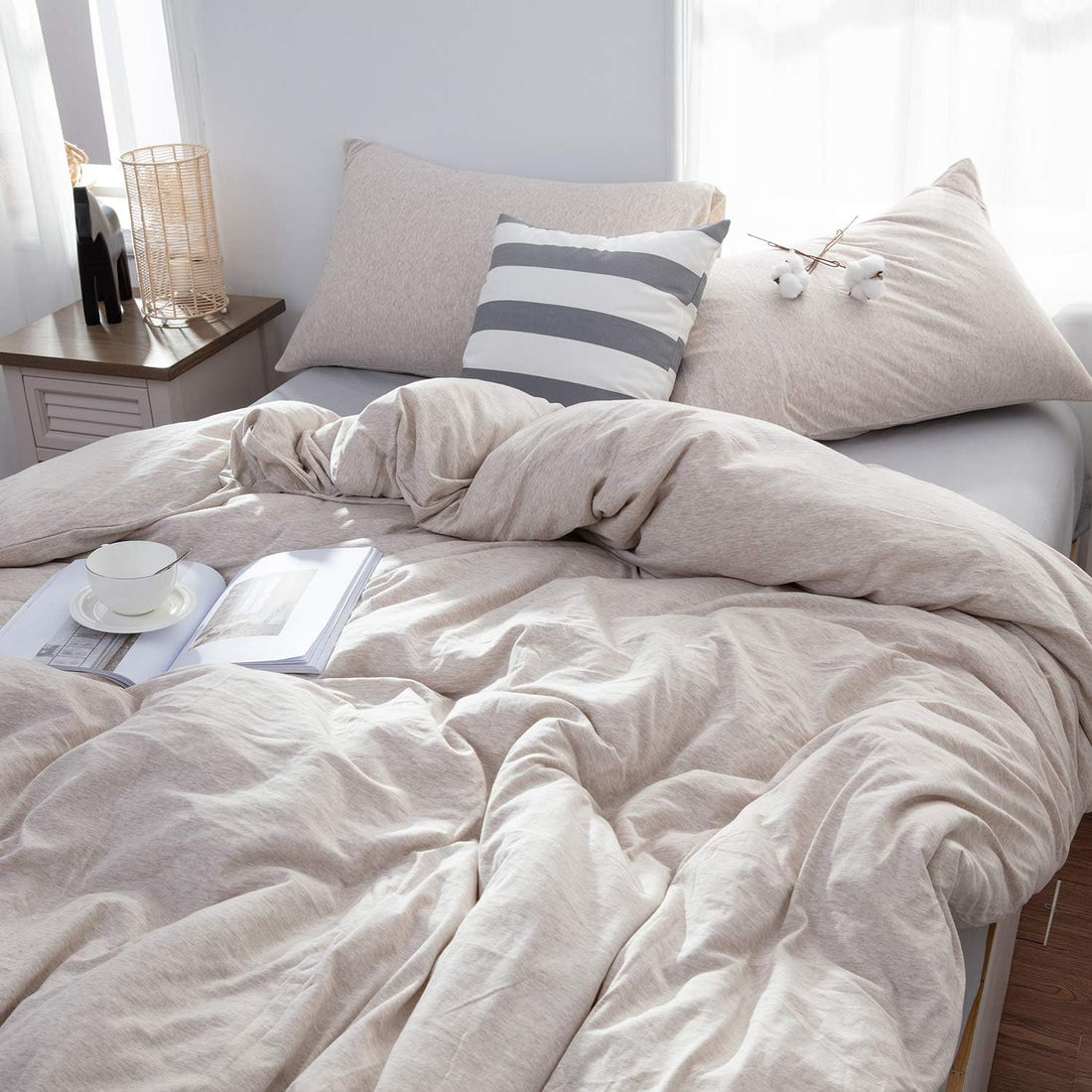 Duvet Cover / Comforter / Quilt / Blanket / Razai Cover with Zipper