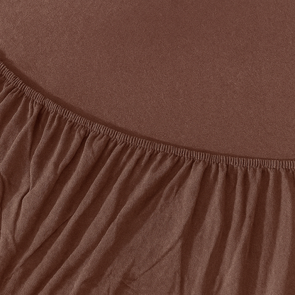 100% Cotton Jersey Knitted Fitted Sheet