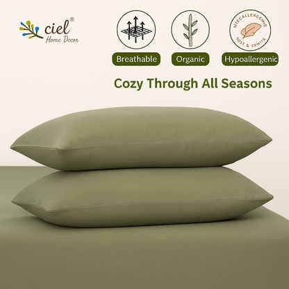 100% Bamboo Cotton Jersey Fitted Sheet