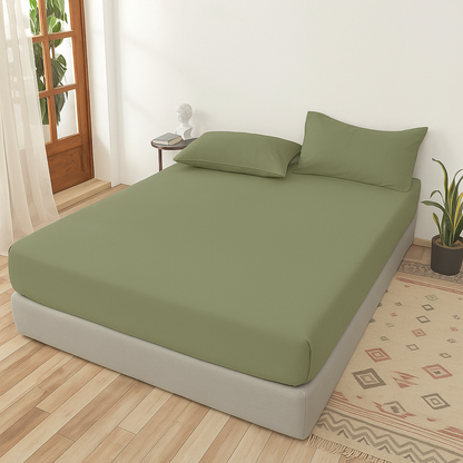 100% Bamboo Cotton Jersey Fitted Sheet