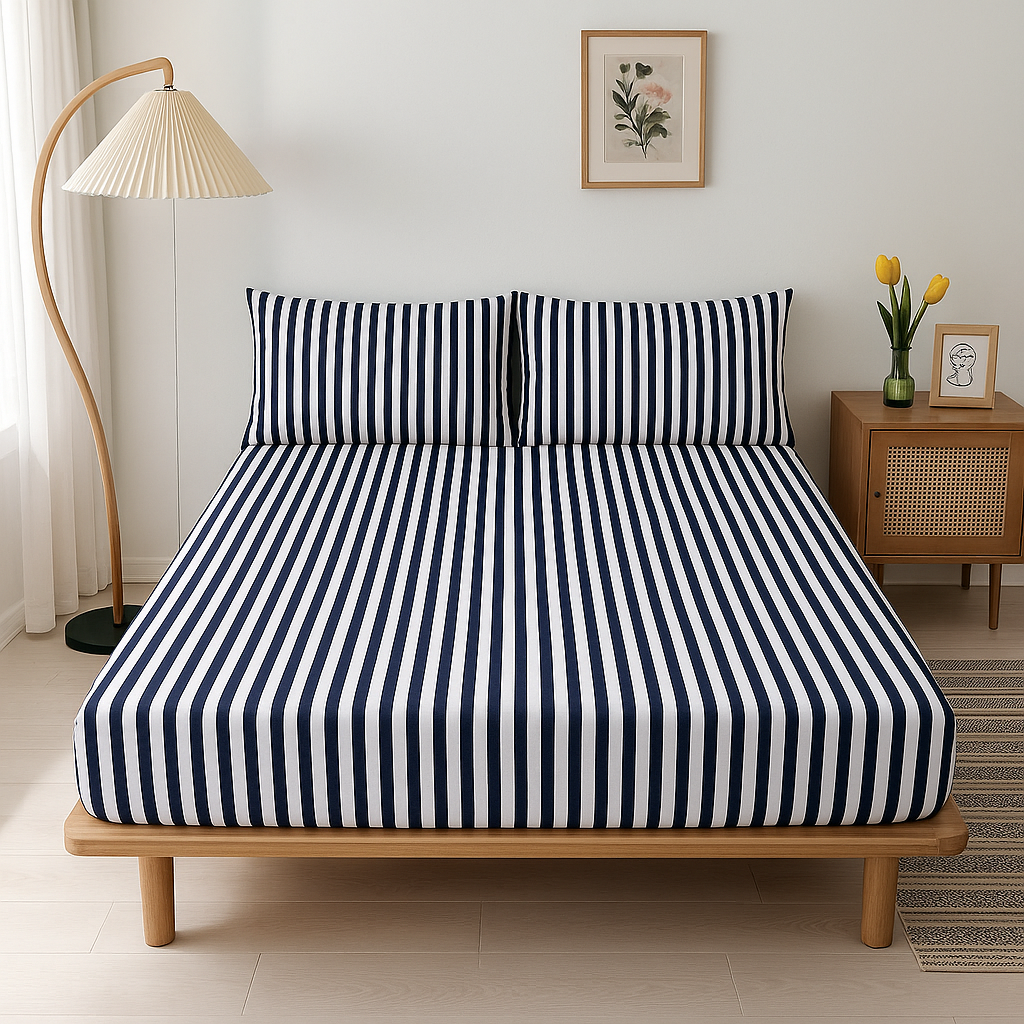 Jersey Cotton Rich Fitted Bed Sheet Set