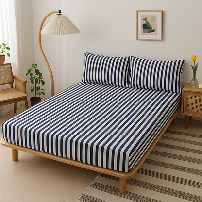 Jersey Cotton Rich Fitted Bed Sheet Set