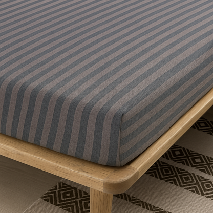 Jersey Cotton Feel Polyester Fitted Bed Sheet