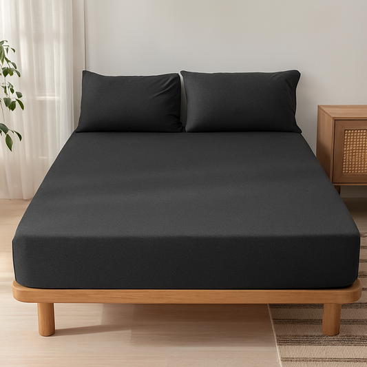 Cotton Rich Jersey Fitted Sheet Set