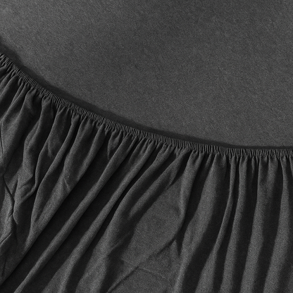Jersey Cotton Feel Polyester Fitted Bed Sheet