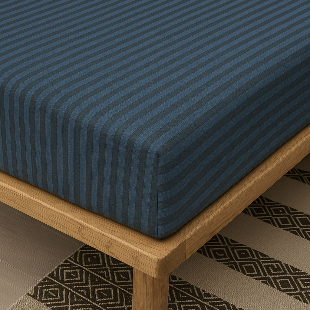Jersey Cotton Feel Polyester Fitted Bed Sheet