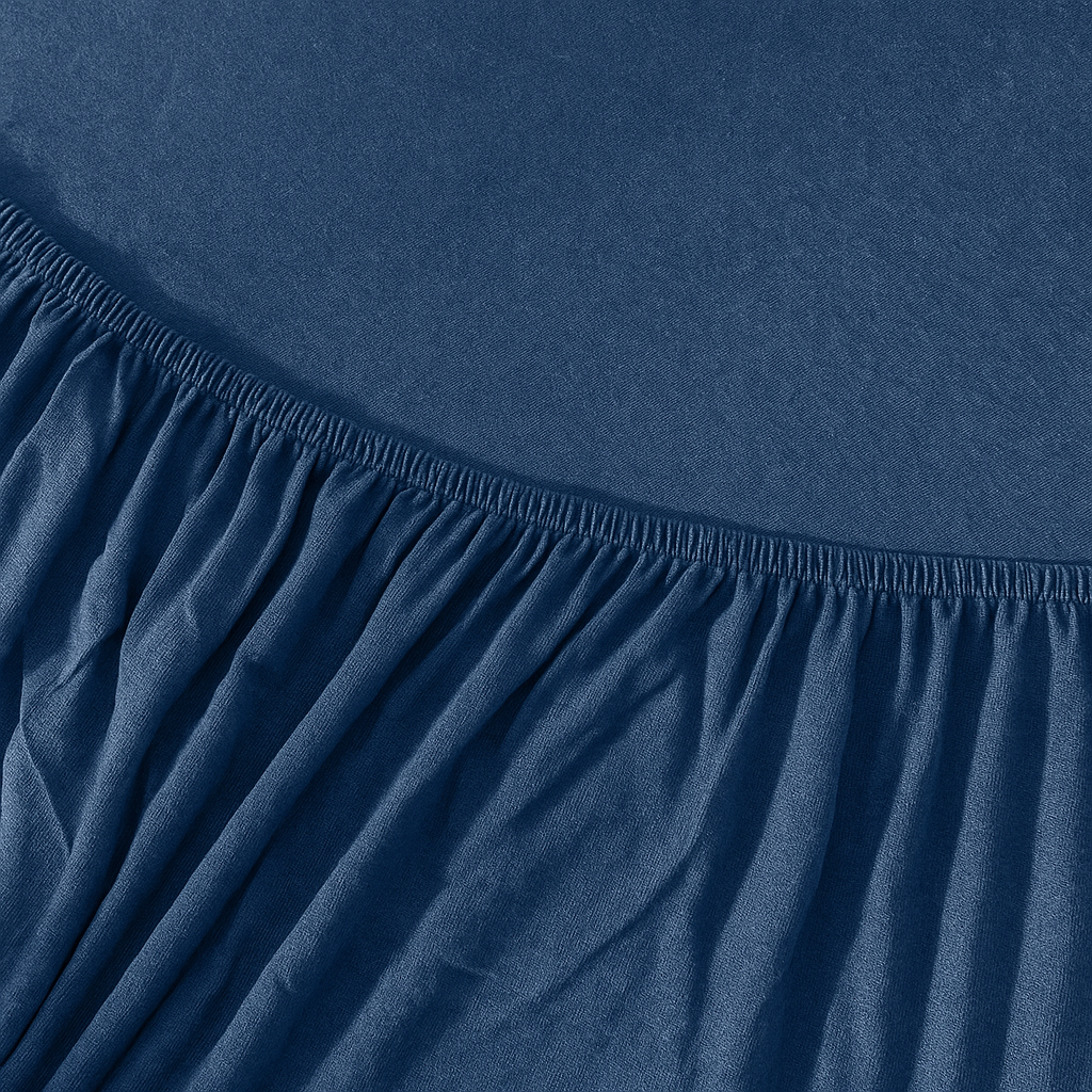 100% Cotton Jersey Knitted Fitted Sheet